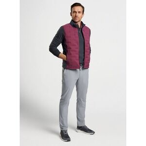 Peter Millar Men's Merlot Blaze Insulated Vest